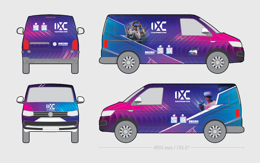 IXC — belettering bus