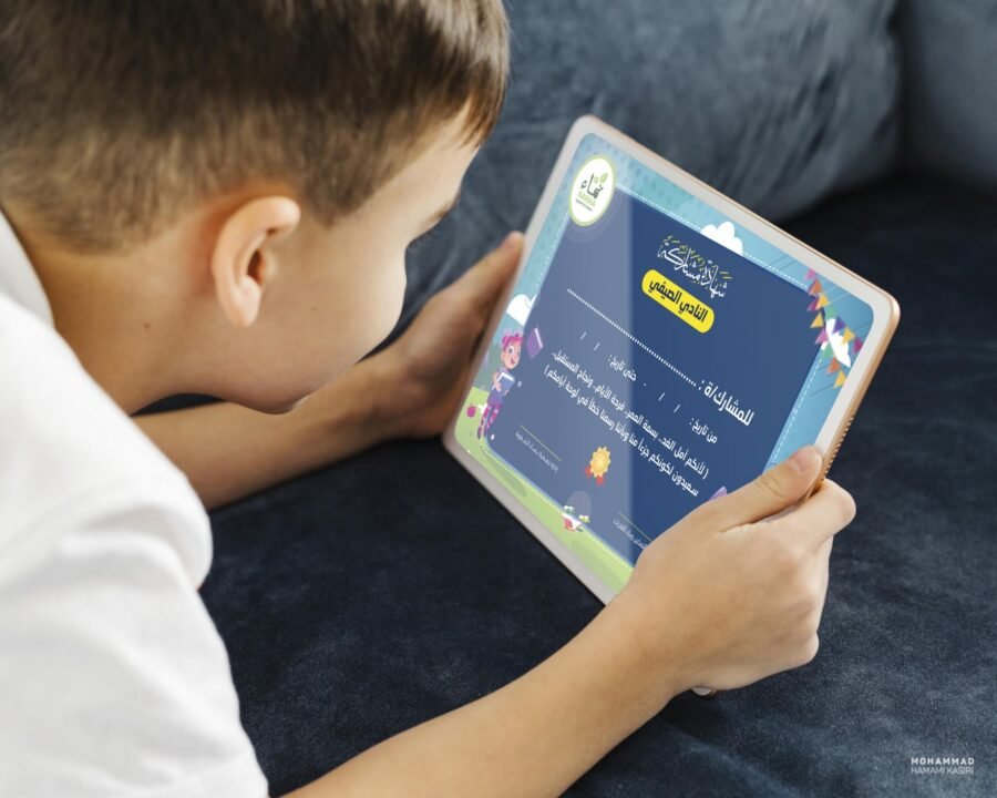 Digitale uitgave op tablet
