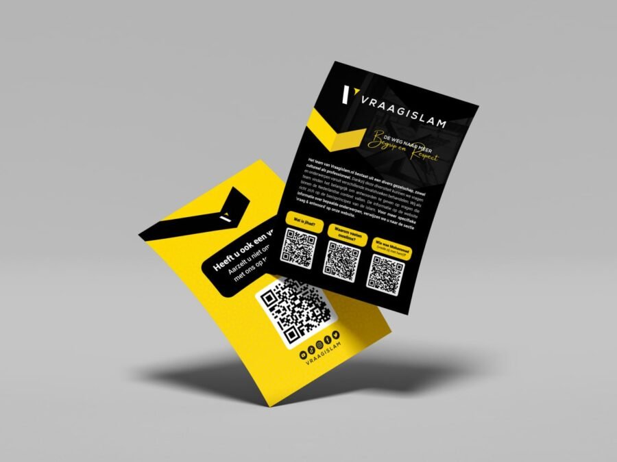 Gevouwen flyer