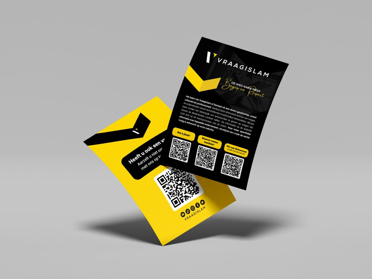 Gevouwen flyer